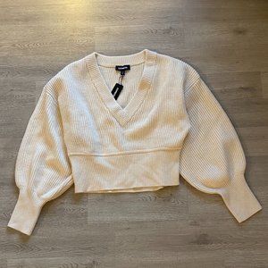 EXPRESS Cream Sweater M